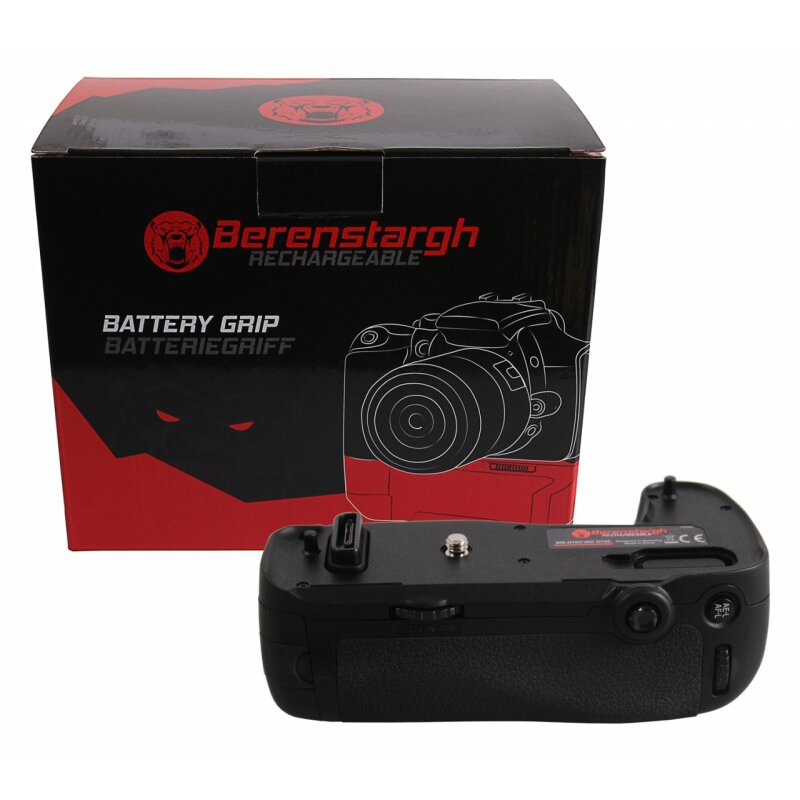 Berenstargh Batteriegriff für Nikon D750 MB-D16H für 1 EN-EL15 Akku inkl. IR Fernbedienung