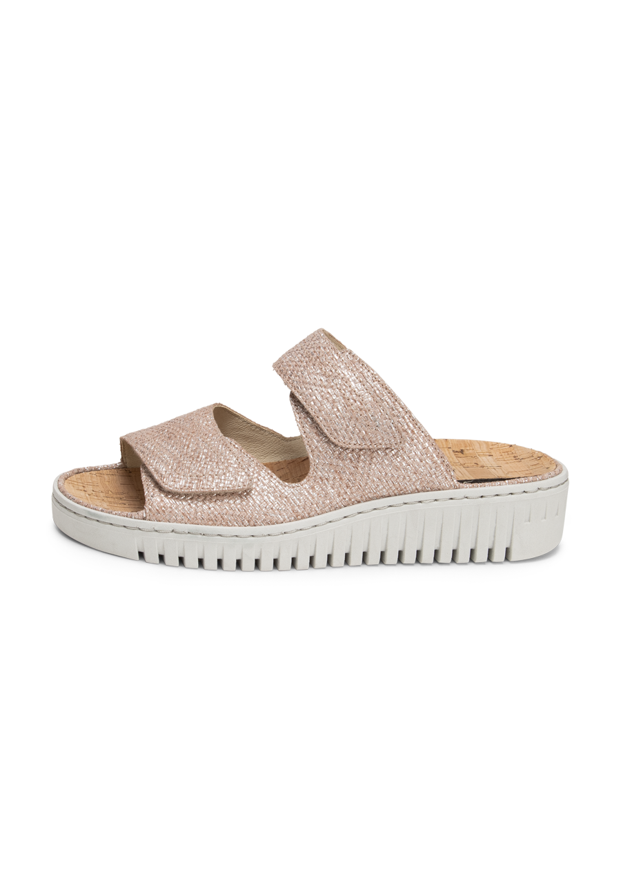 Schöne Pantolette Veloursleder