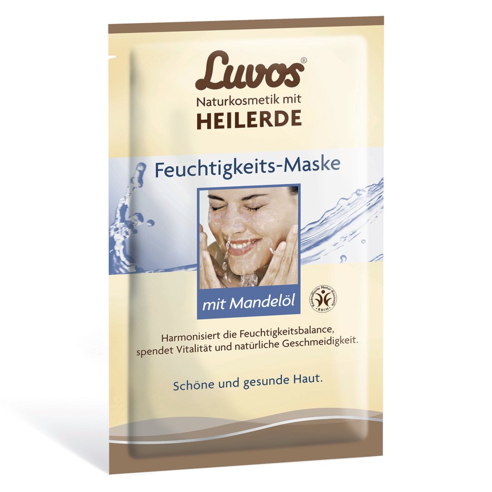 Luvos HEILERDE Feuchtigkeits-Maske Naturkosmetik 2X7.5 ml Gesichtsmaske