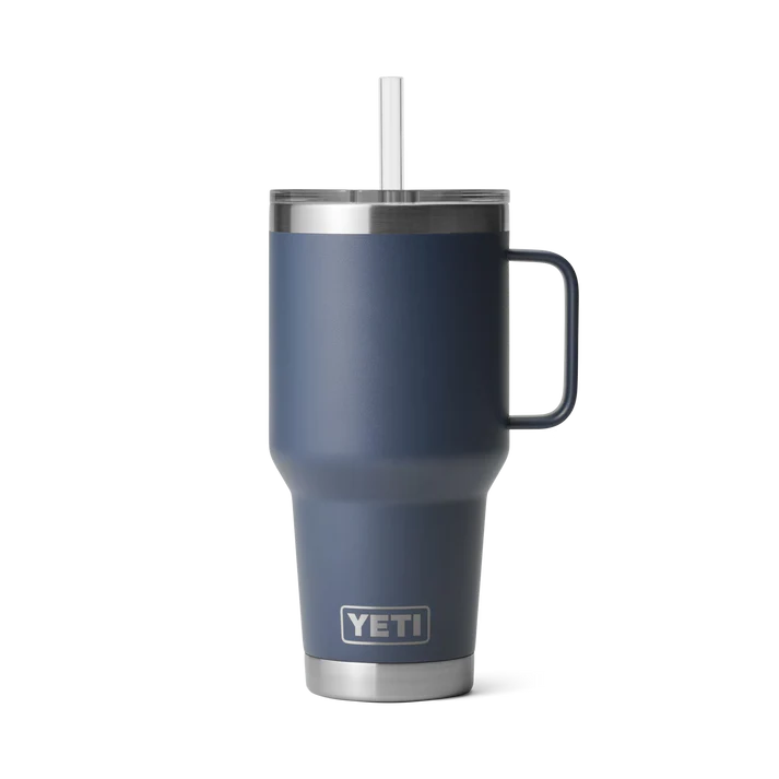 YETI Rambler mit Trinkhalm-Deckel 1L Navy