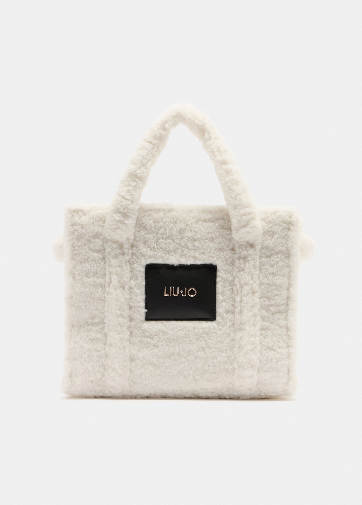 Liu Jo Shopper Format Moyen En Tissu Polaire Teddy