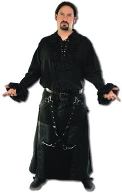 Bondage-Rock mit verstellbaren Riemen