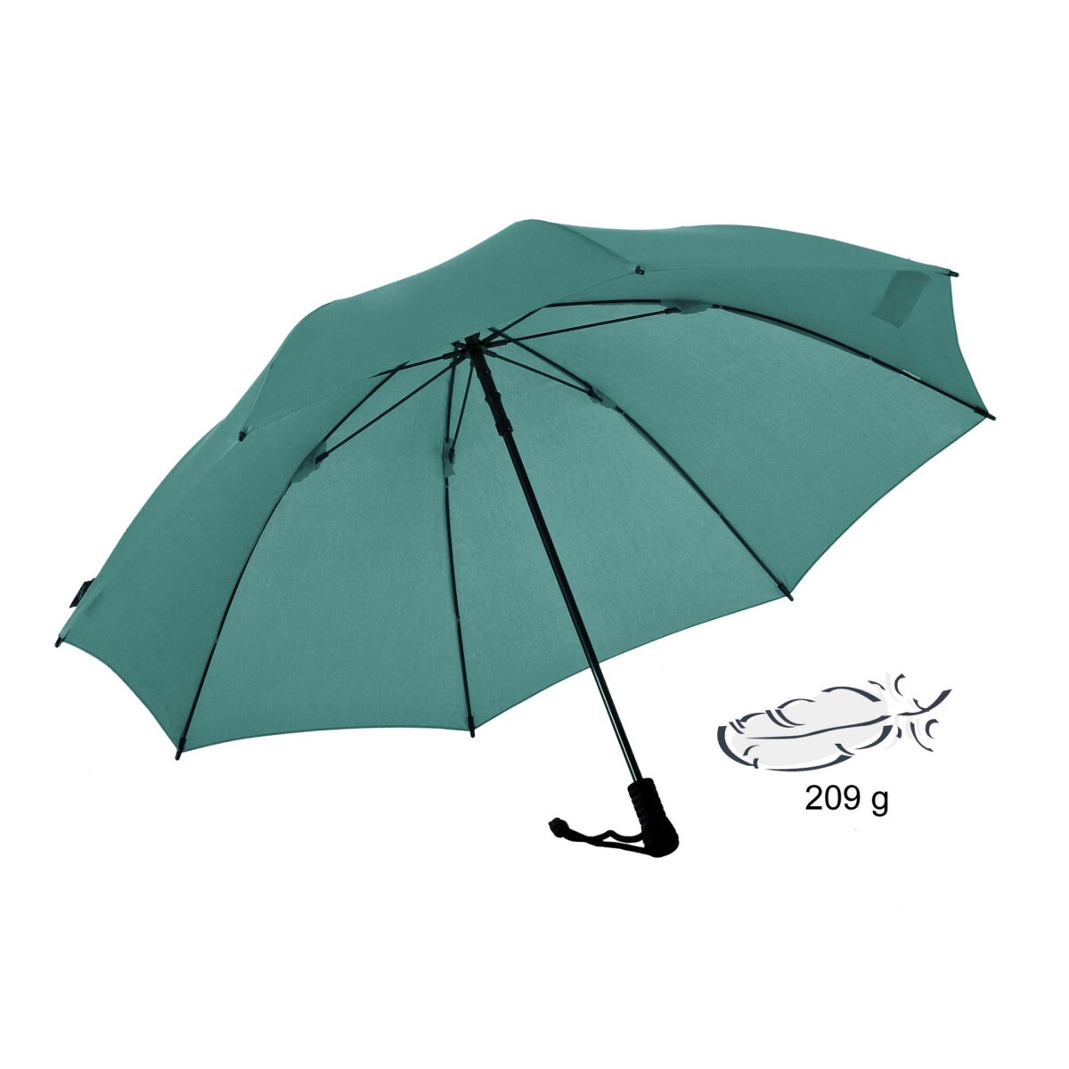 Euroschirm Trekking-Regenschirm Swing liteflex dunkelgrün