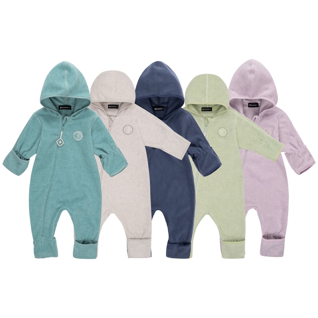 Höhenhorn Ibex Baby Fleece Overall Winter Herbst Strampler Kleinkind mit Kapuze 86 Dunkelblau