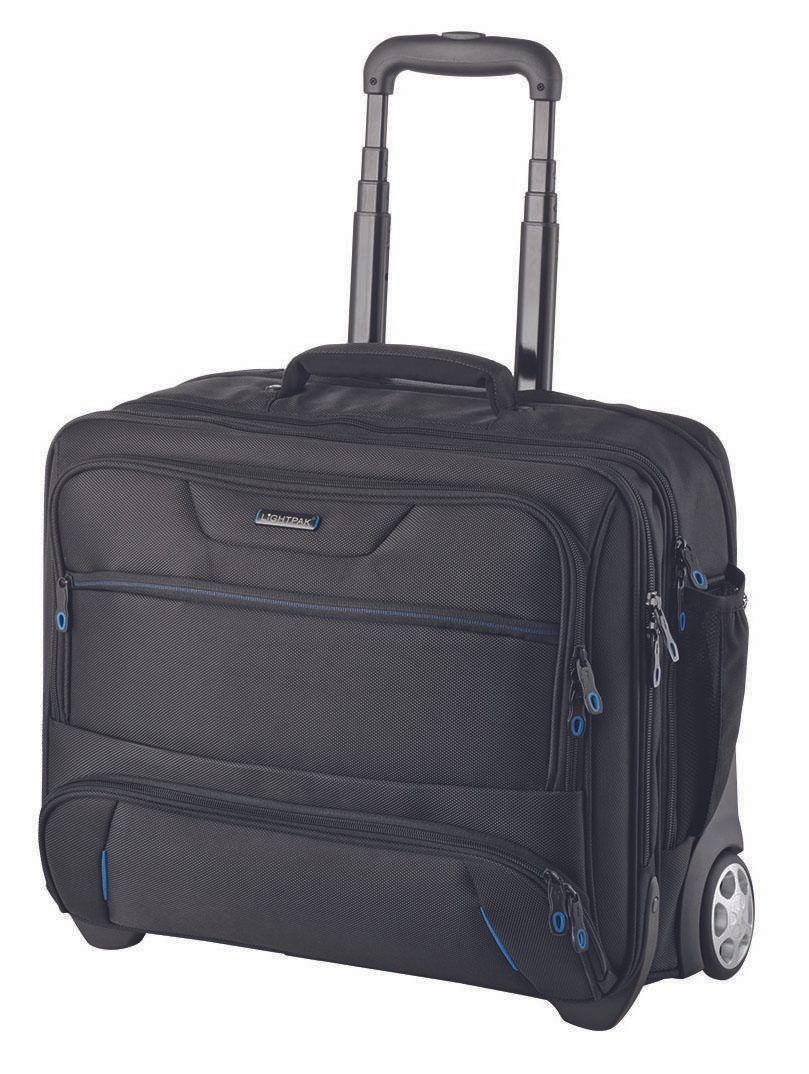 LIGHTPAK Laptop-Trolley SKY schwarz 34,2 bis 38,1 cm (15 Zoll)