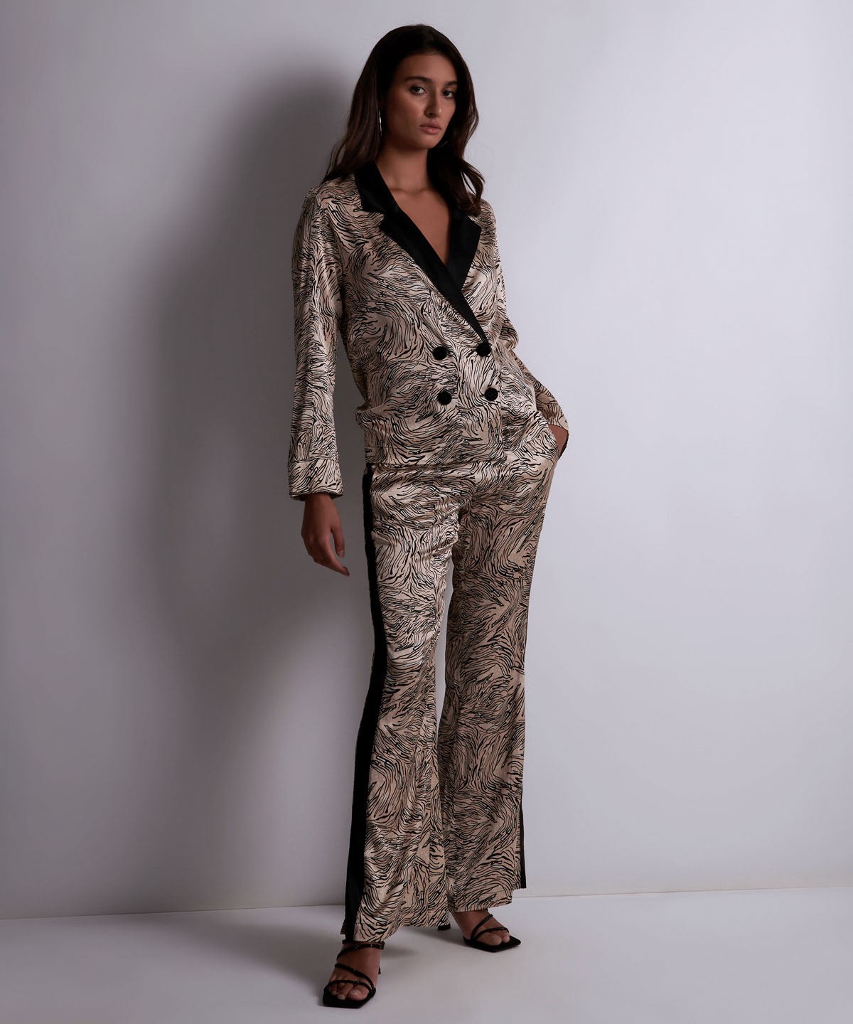 Smocky Night Bluse Féline