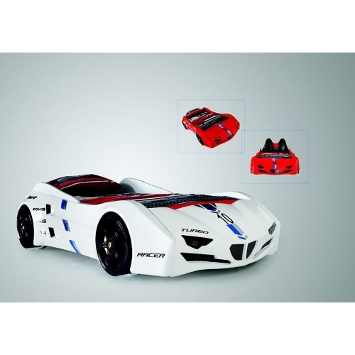 Rennwagen Auto Bett mit Matratze Autobett Kinderzimmer Betten Möbel Neu