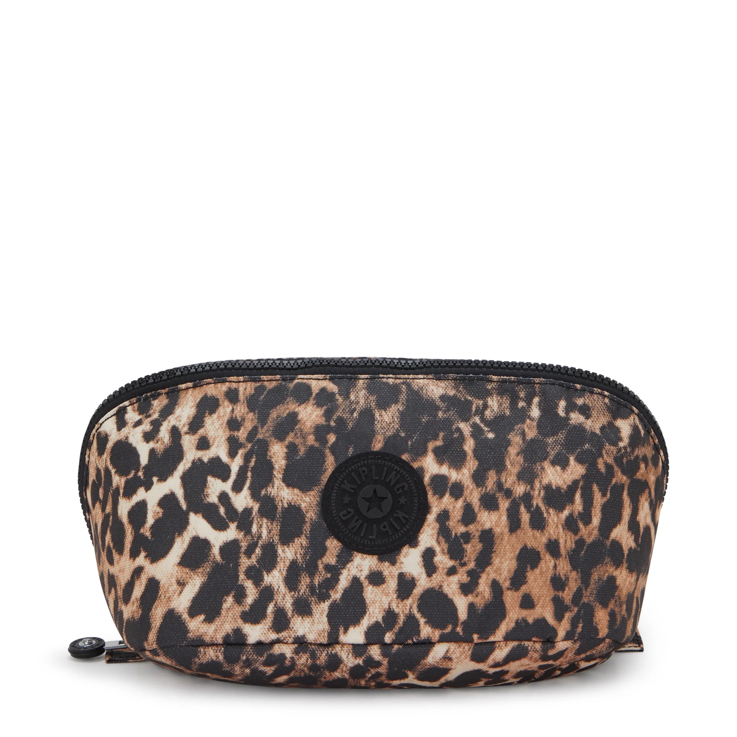 Kipling Beauty Case Grande Con Tasche Wild Leopard 100% Recycled Polyester