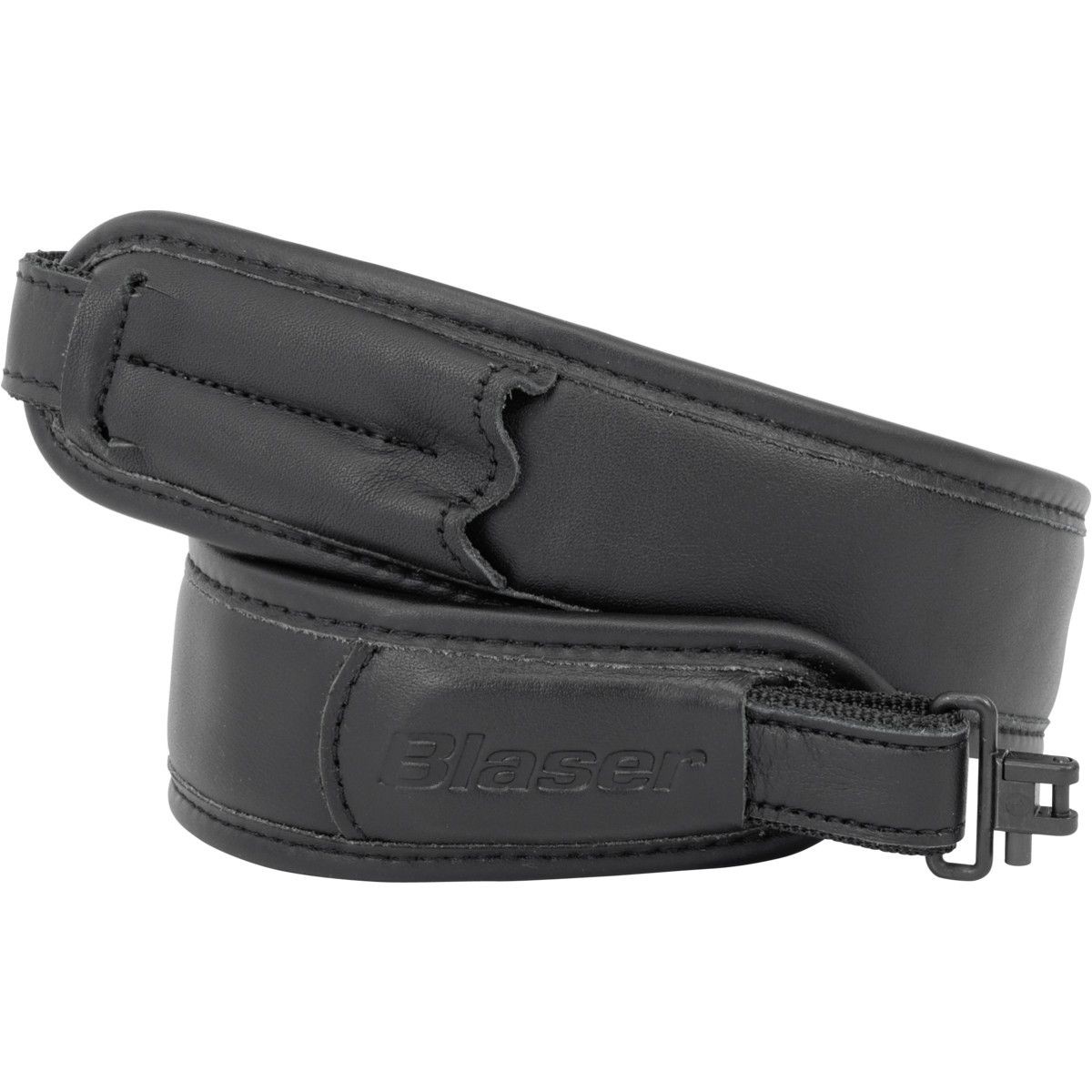Blaser Gewehrriemen Leder Schwarz 