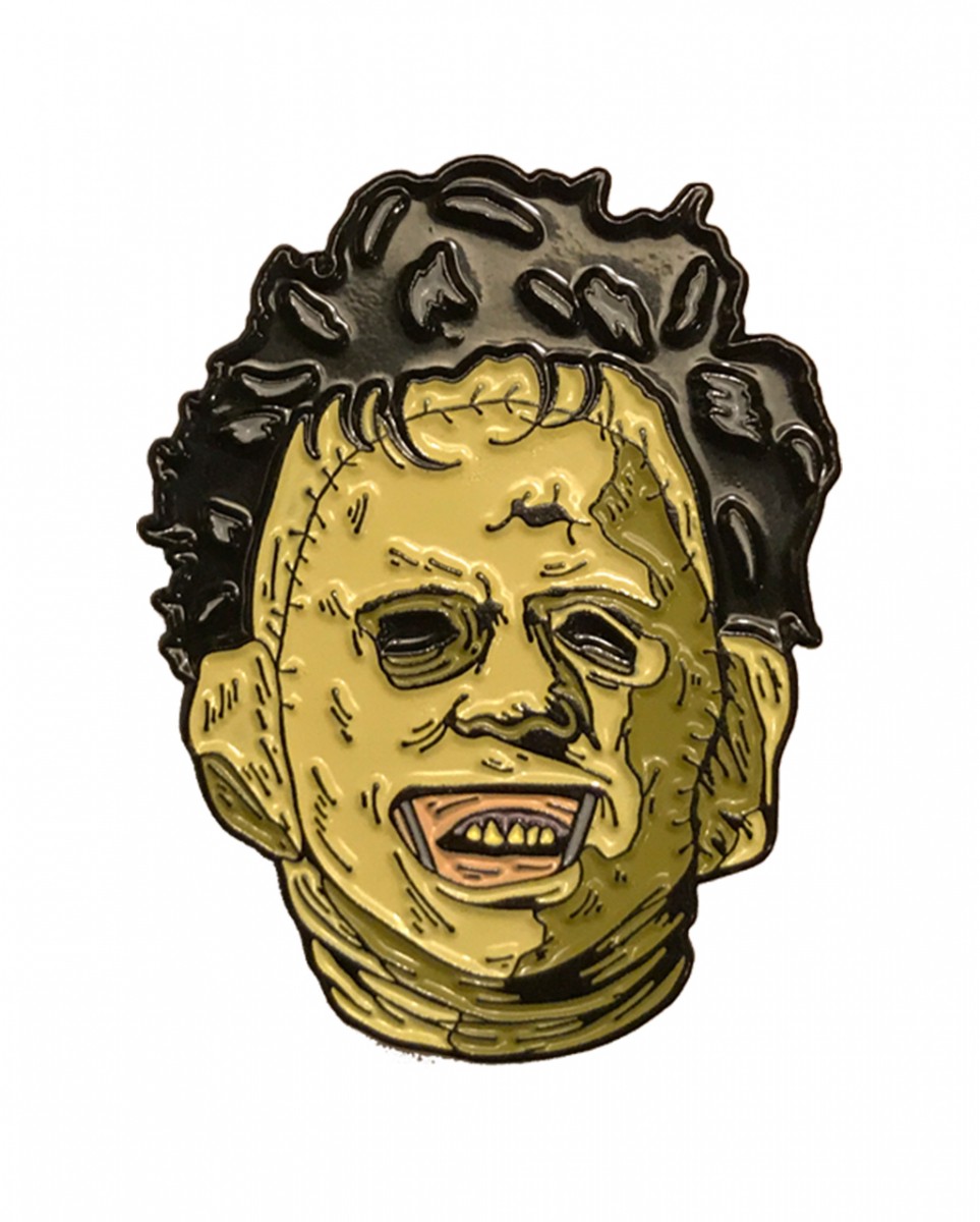 Leatherface Emaille Brosche