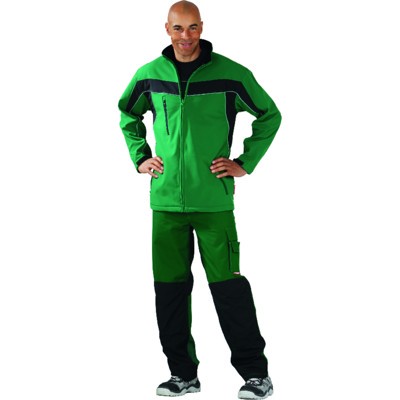 Wetter- und Kälteschutz-Fleecejacke Plaline 2705 grün/schwarz, Größe S