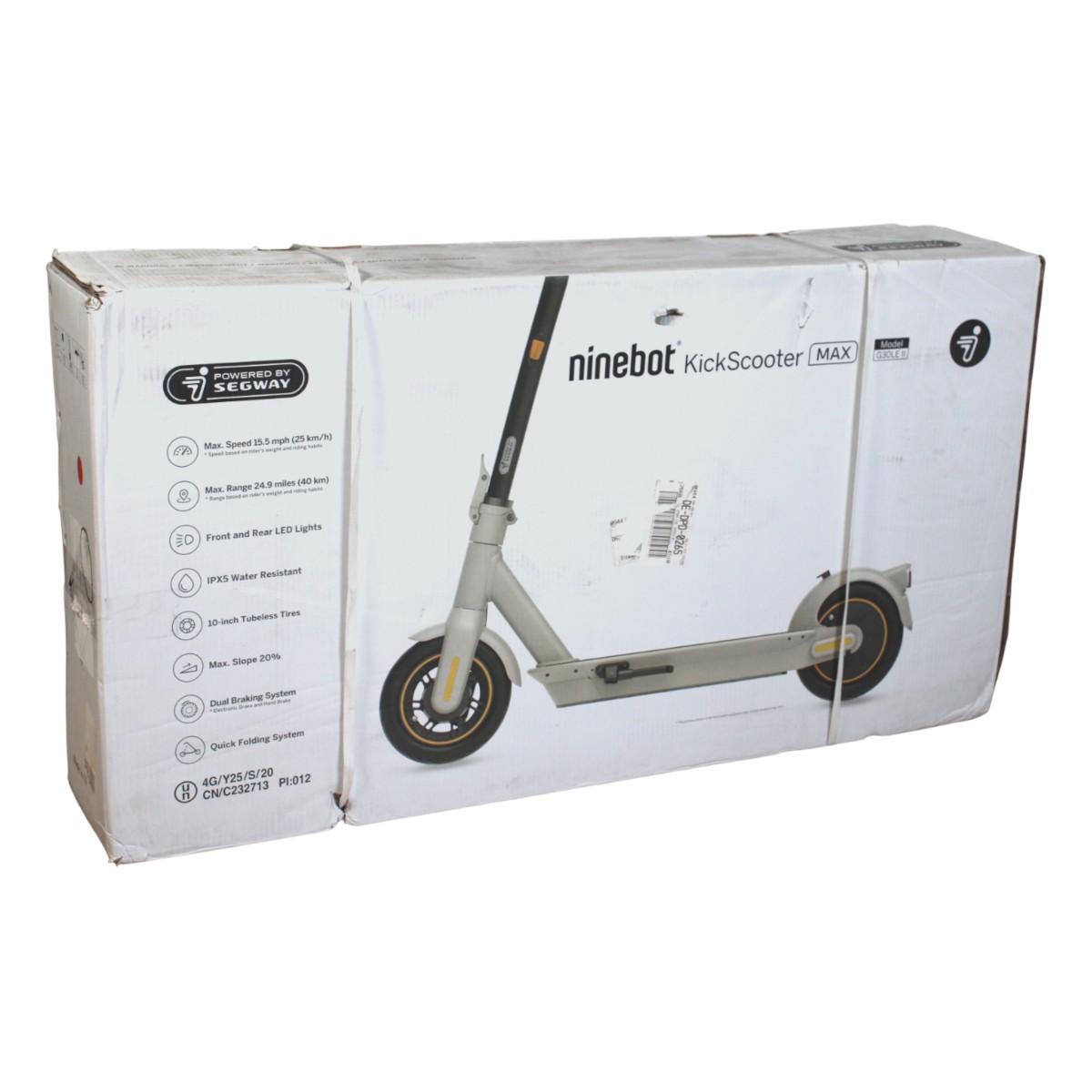 Ninebot MAX G30LE II E-Scooter Elektroscooter Kickscooter 350 W 367 Wh