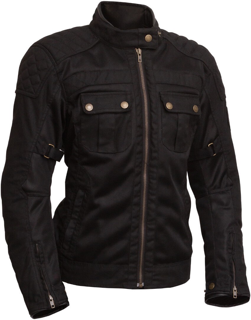 Merlin Shenstone Air Damen Textil-Motorradjacke Schwarz Größe L