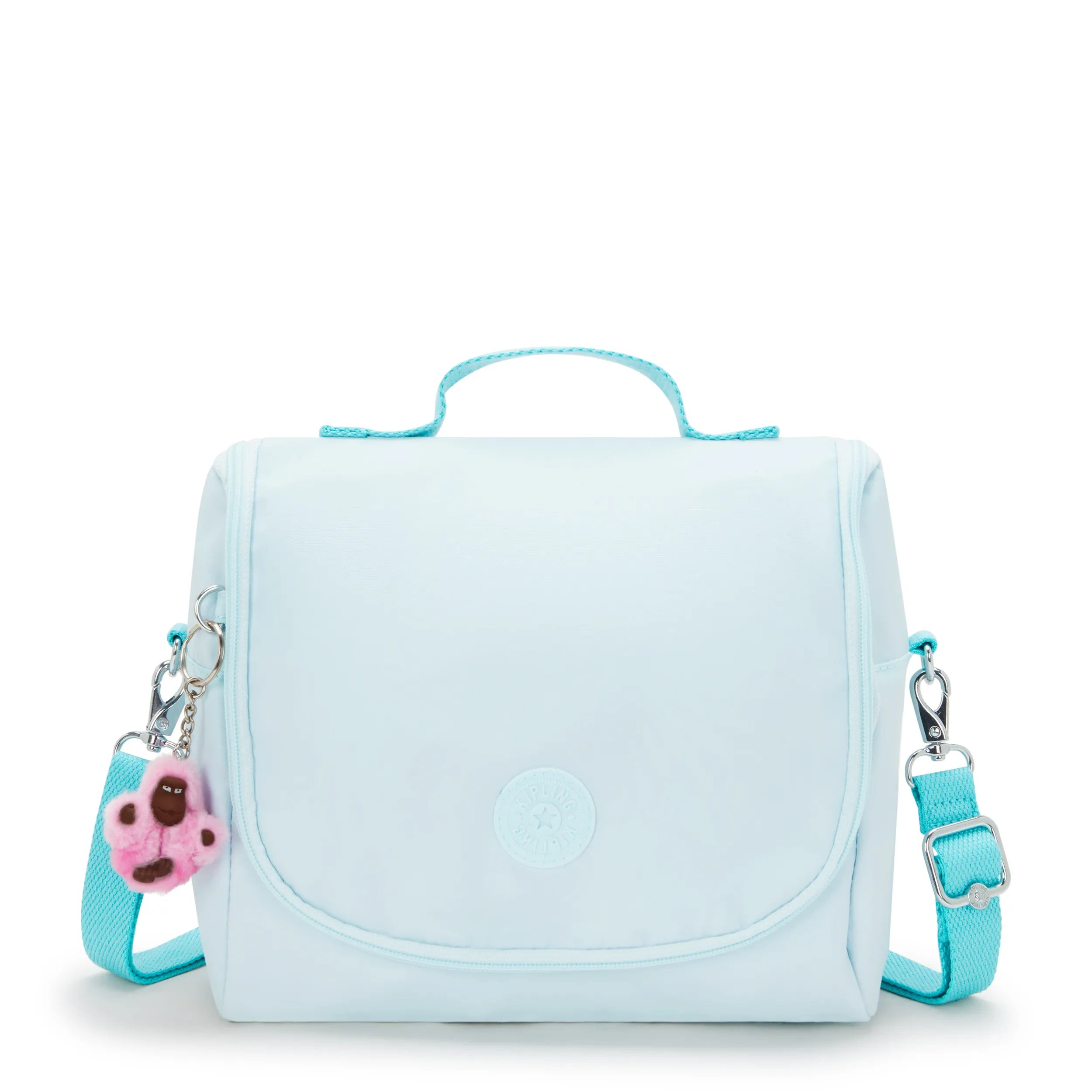 Kipling Große Isolierte Brotdose Mit Trolley-halterung Blue Sky Metallic 100% Polyamide