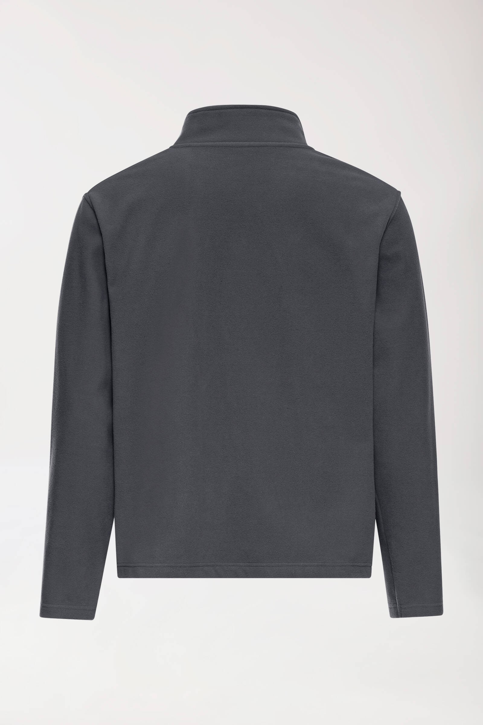 Fleecejacke Herren - Stehkragen, Erzgrau