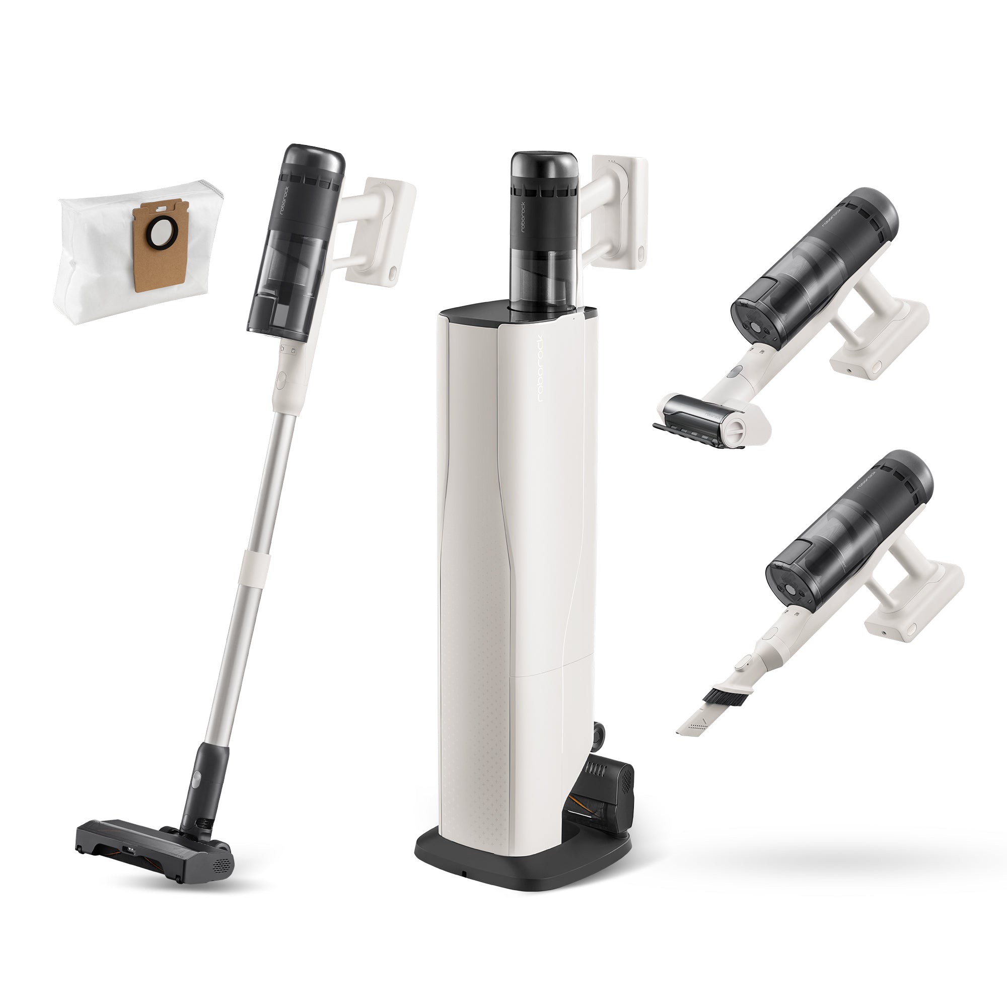 Roborock H60 Hub Pro Akku-Staubsauger mit Absaugstation