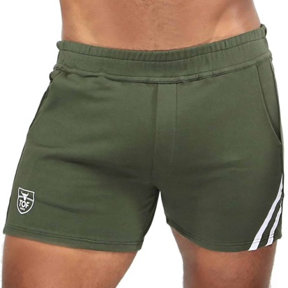 TOF Paris Paris Shorts - Khaki - White