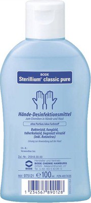 Sterillium classic pure Hände-Desinfektionsmittel 100 ml Lösung