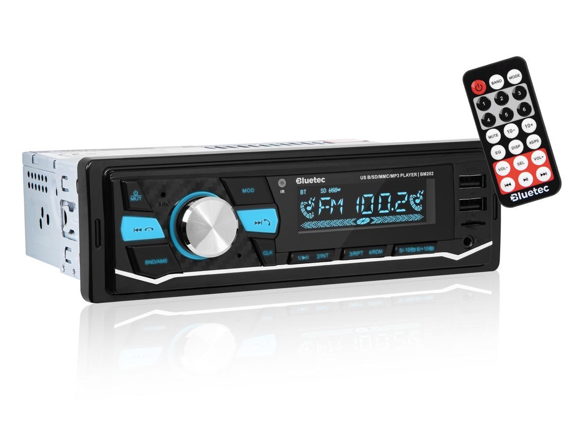 BLOW 78-296# Autoradio mit Montagewerkzeug, 1 DIN, Anschlüsse: RCA, MP3
