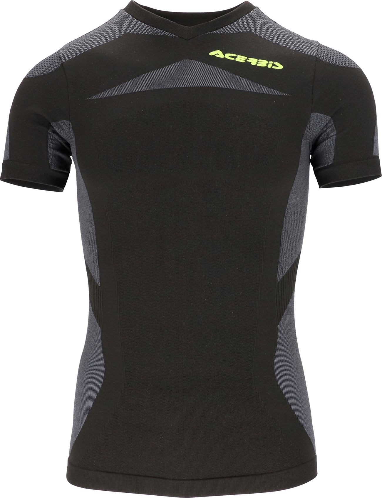 Acerbis X-Body Summer 2.0, functional shirt , color: Black/Grey/Neon-Yellow , size: S/M