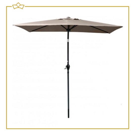 Attrezzo® Sonnenschirm mit Schutzhülle - Stockschirm - neigbar - 135x210cm - Höhe 230cm - 3 Farben