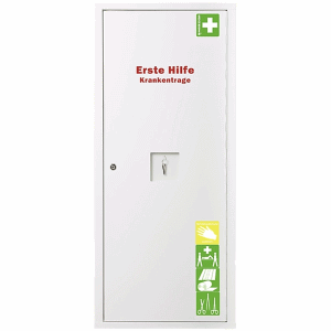 Anbausafe Erste-Hilfe-Trage leer weiß