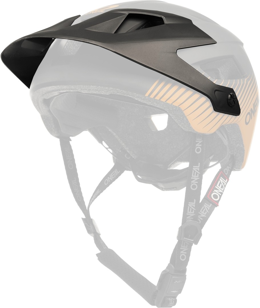 Oneal Defender Grill Pico del casco, negro-verde para hombre