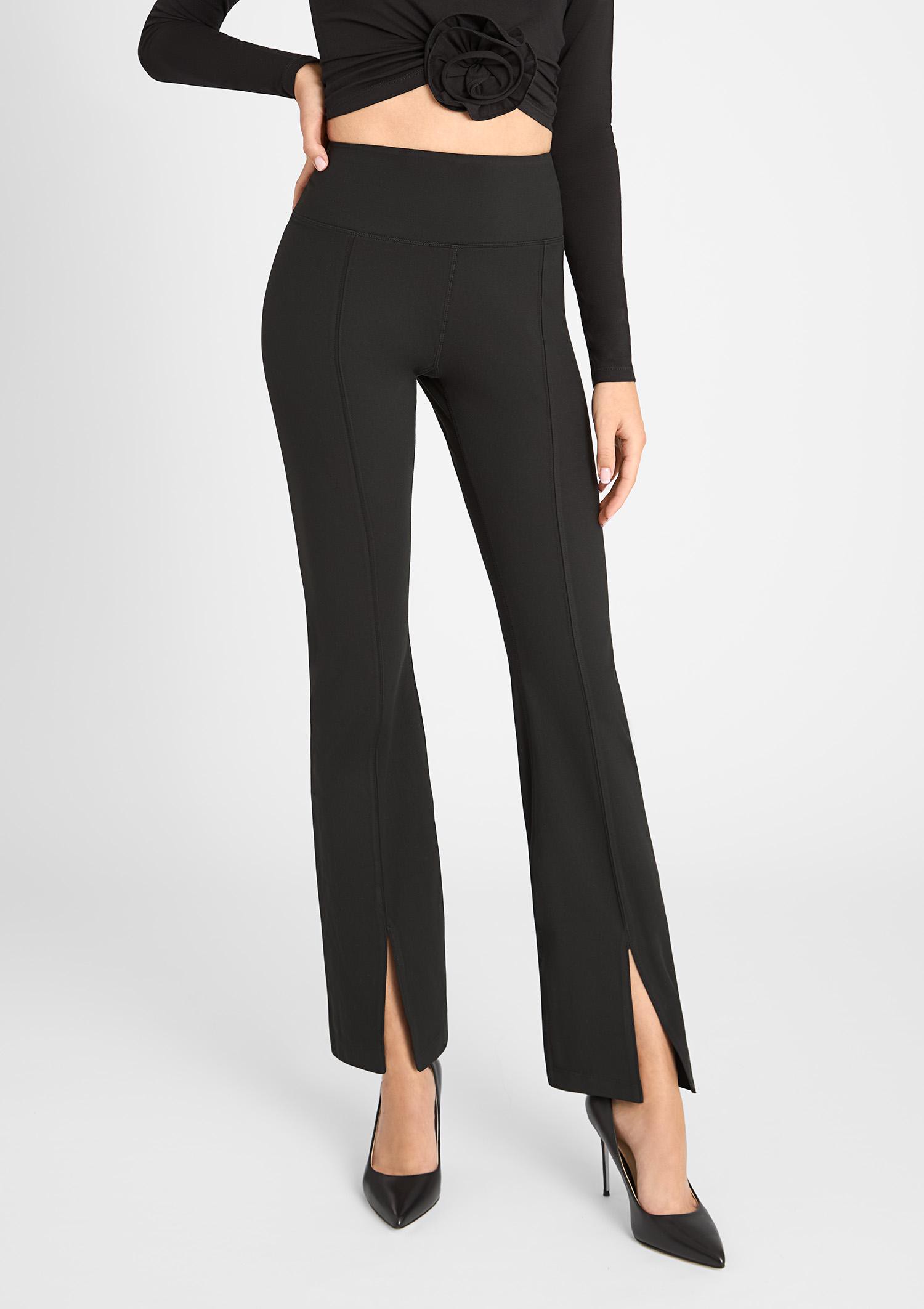 Damen-Glocken-Leggings mit auffälligem Schlitz 853 Flared Marilyn