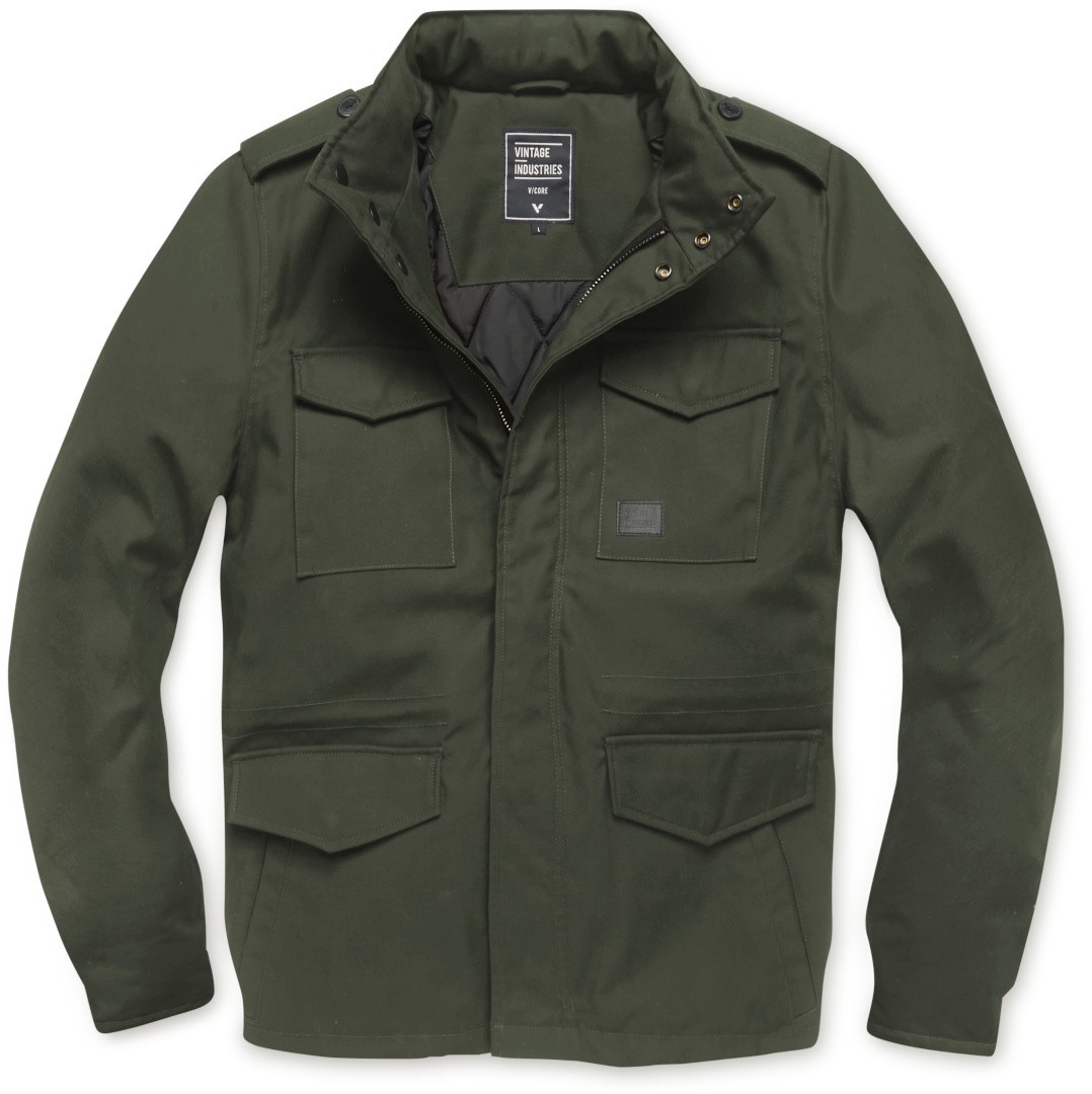 Vintage Industries Brent Parka, grøn, størrelse S til mand