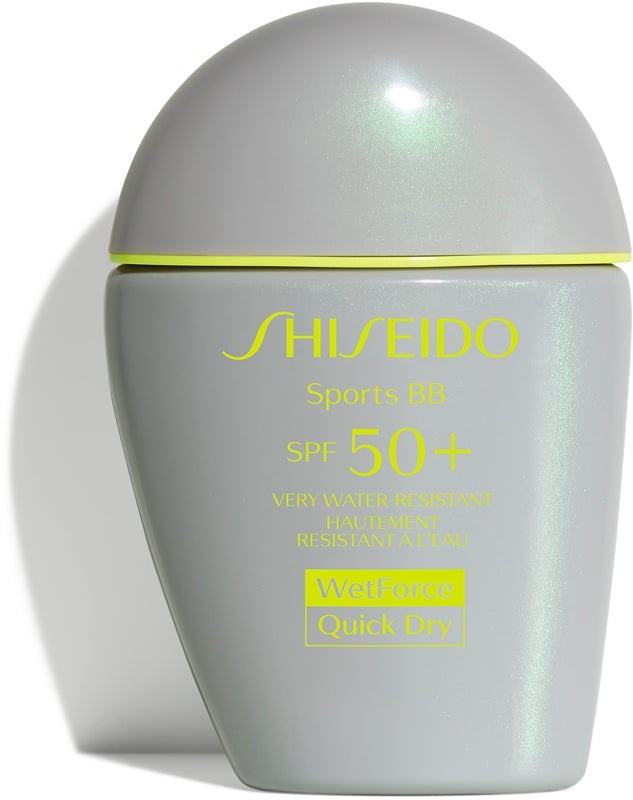 Shiseido Schützende BB-Creme SPF 50+ Sports BB (Sonnencreme) 30 ml – Farbton: Mittel