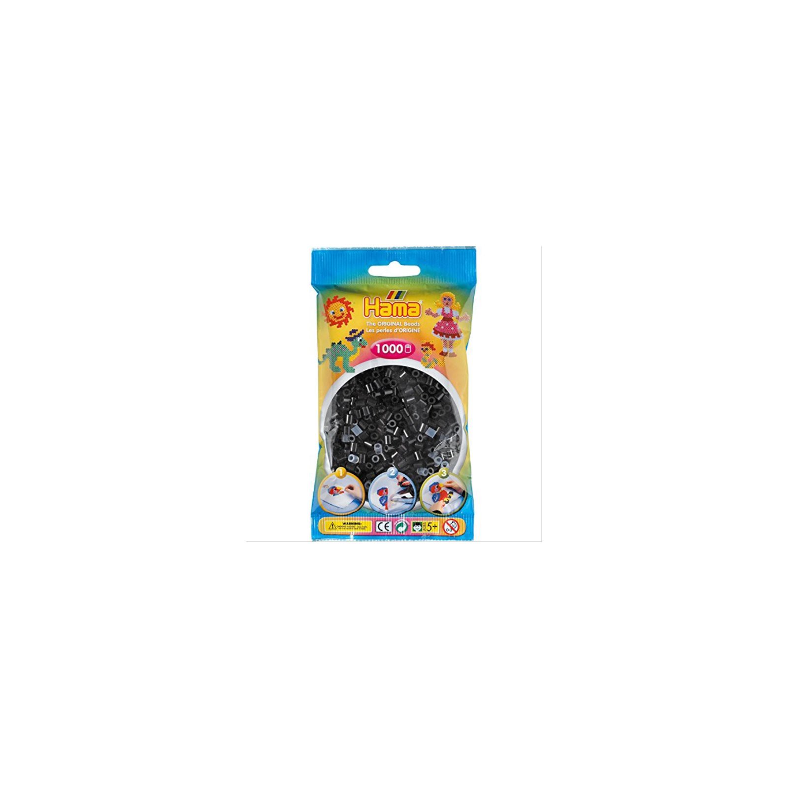 HAMA - Perlen Schwarz, 1.000 Stück
