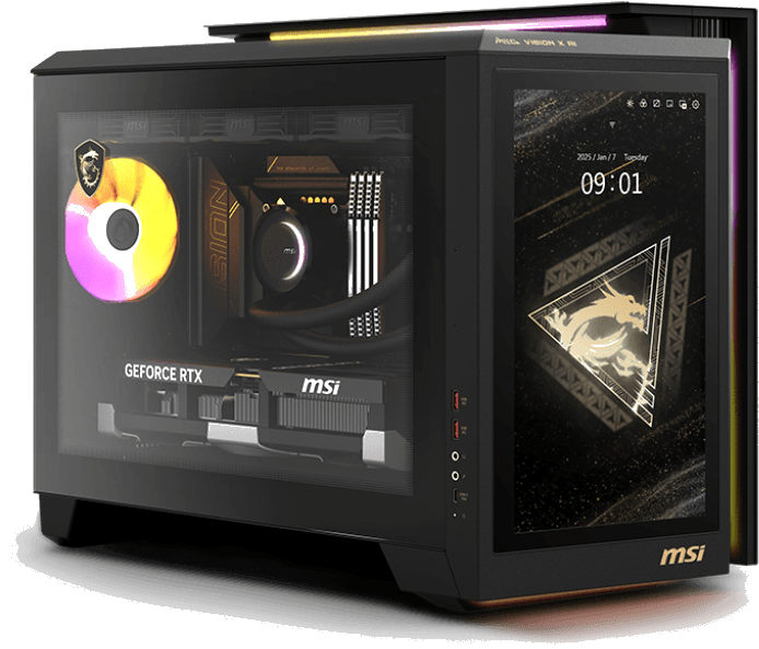 MSI MEG Vision X AI 2NVV7-009AT Gaming PC - Intel® Core™ Ultra 7-265K - 32GB - 2TB SSD - NVIDIA® GeForce® RTX™ 5080