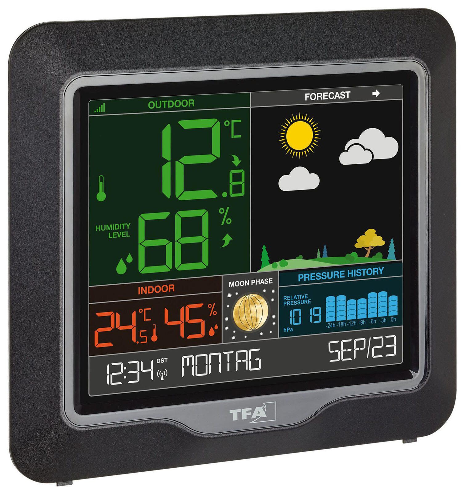 TFA® 35.1150.01 Wetterstation schwarz