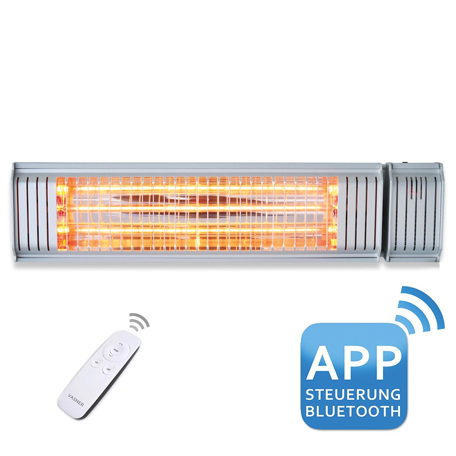 Vasner Infrarot Heizstrahler Appino 20 silber