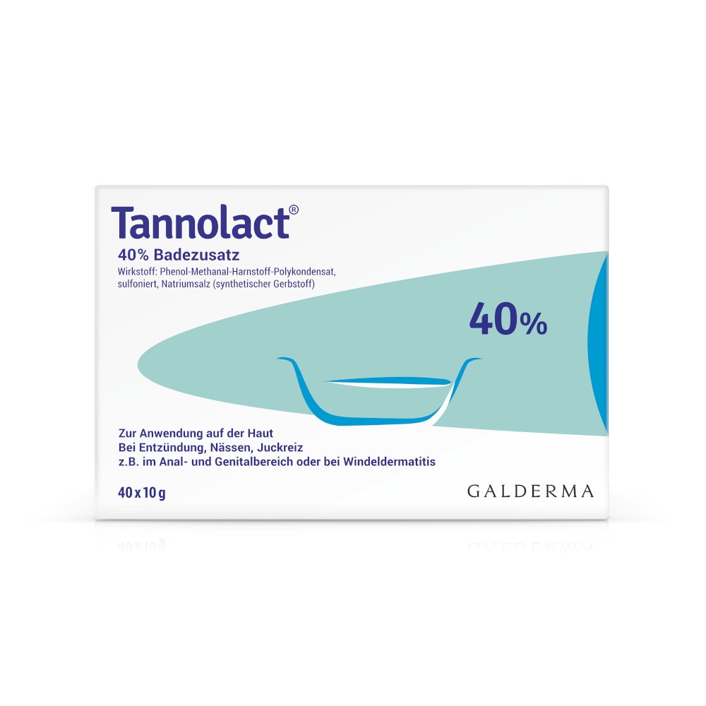Tannolact 40% Badezusatz Beutel 40X10 g Bad
