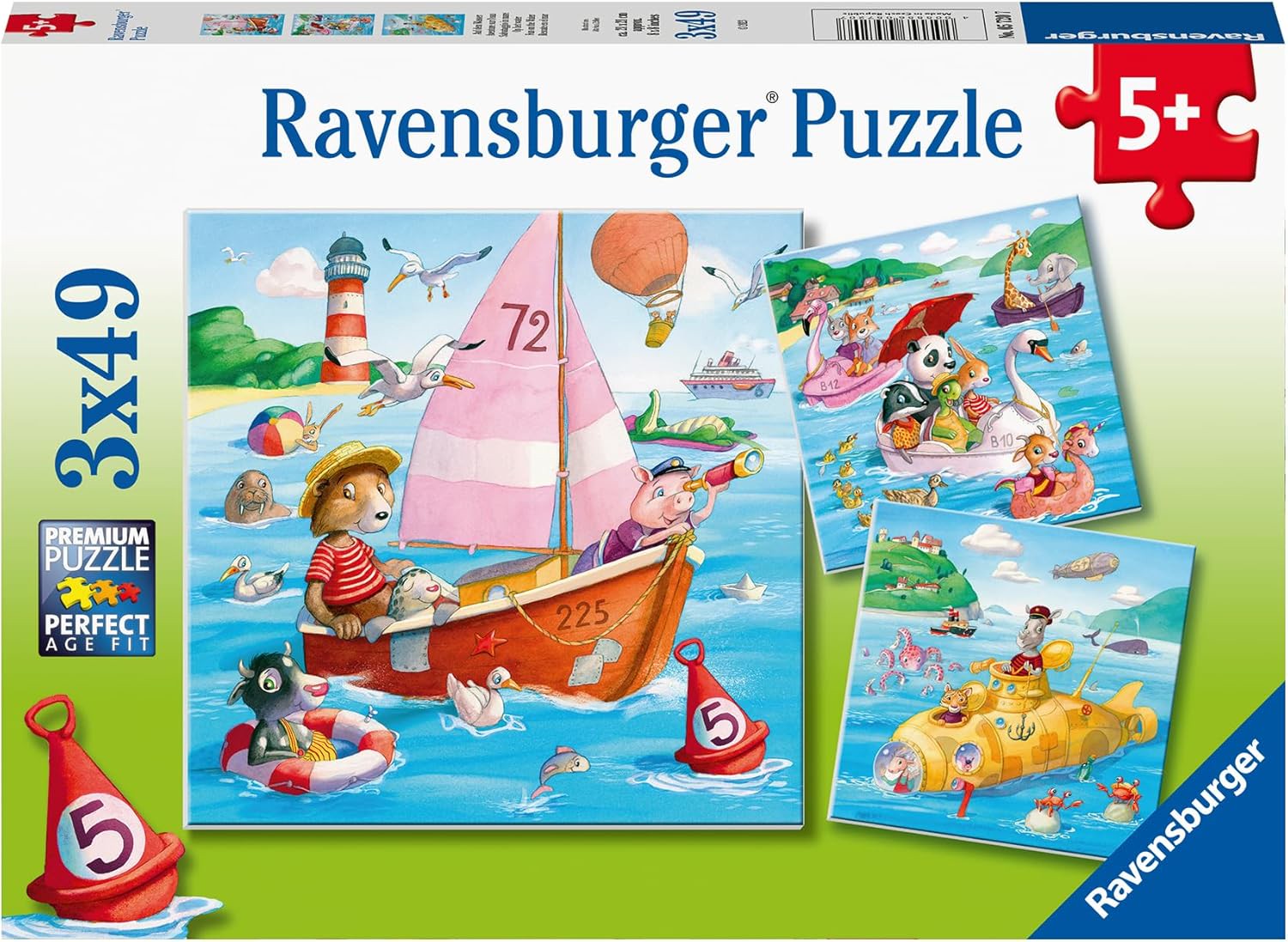 Ravensburger Puzzle 05720 - Auf dem Wasser [147 Teile]