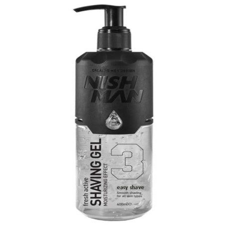 Rasiergel Nishman 3 Fresh Active Easy Shave 400 ml