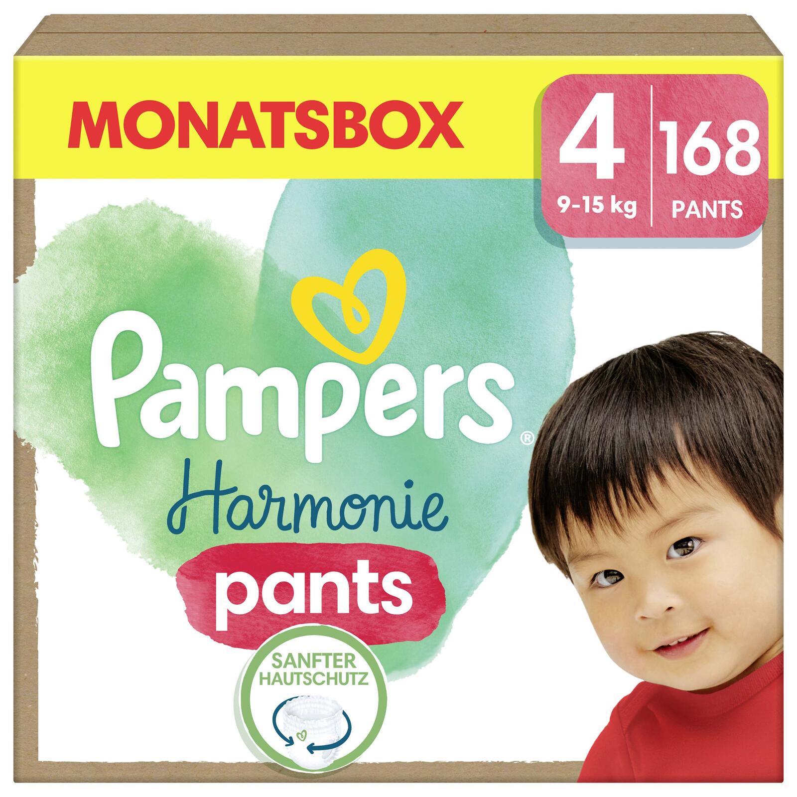Pampers® Windeln Harmonie™ Größe 4 168ST für Babys und Kleinkinder (4-18 Monate)