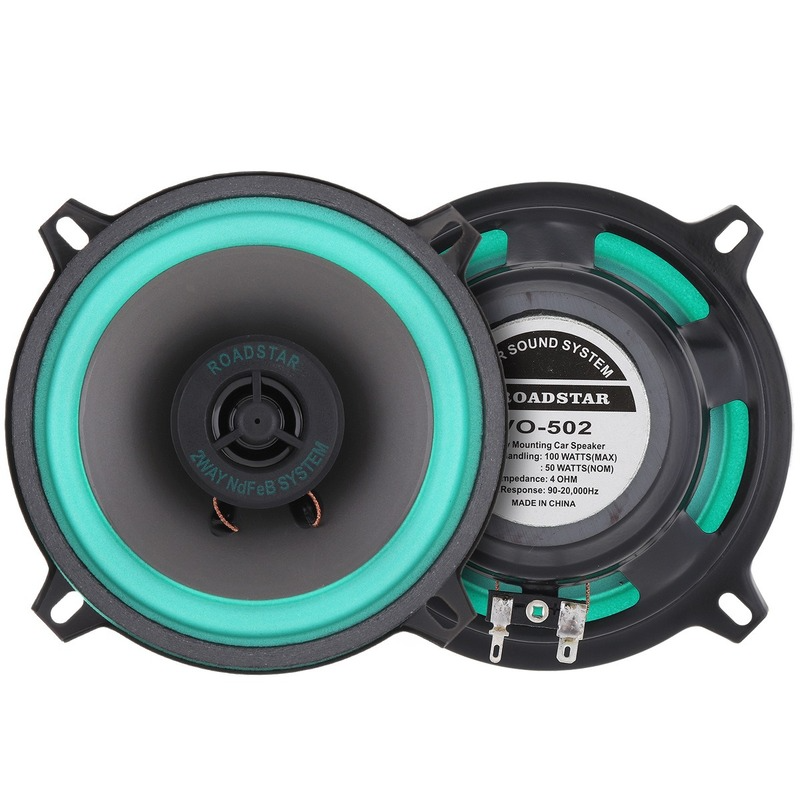 Car Speaker Car HiFi Coaxial 5-Inch Speaker Car Door Stereo Full-Frequency Audio Electronics Sound (The logistics price Pls Contact us)
