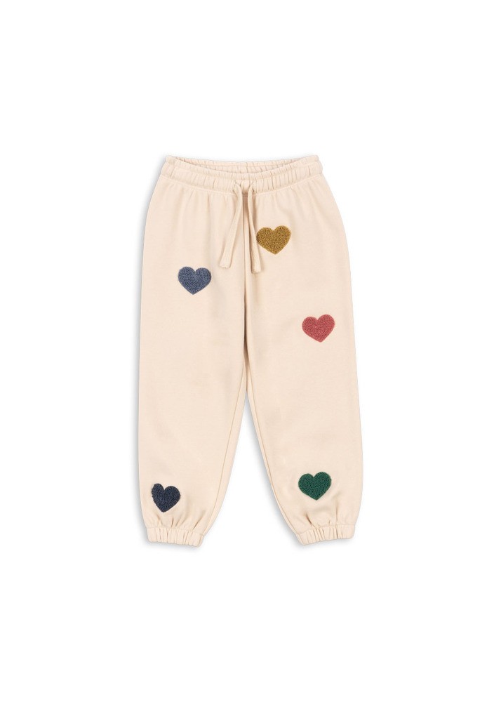 Konges Sløjd Lou Sweathose - Multi Heart 12 Monate