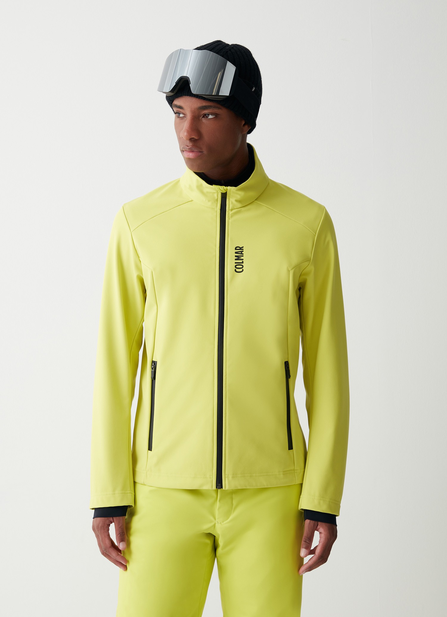 Colmar, Wasserdichte Outdoor-softshelljacke, Farbe: Lime Gelb, Größe: 46