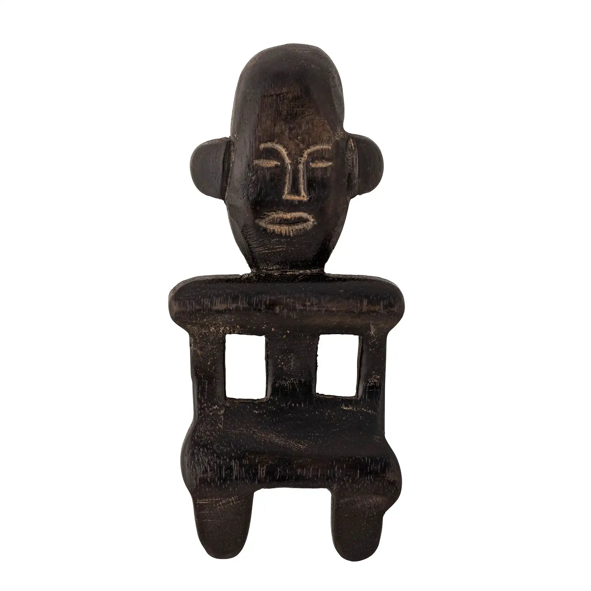 Bloomingville Figur Mango Holz schwarz Harlee