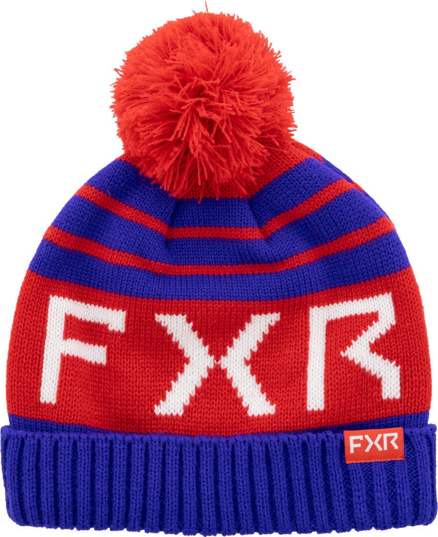 FXR Helium 2025 Beanie, rouge-bleu pour Hommes