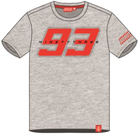 GP-Racing Apparel Marc Marquez 93, T-shirt , kolor: szary , rozmiar: S
