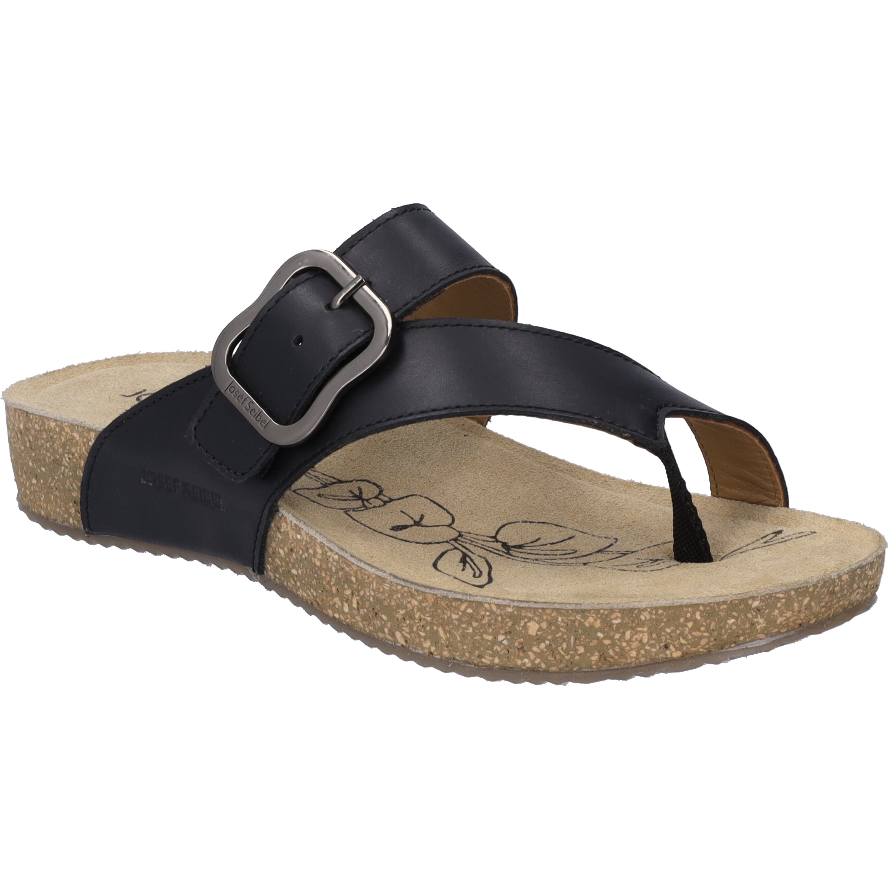 JOSEF SEIBEL Tonga 77 | Zehentrenner für Damen | Schwarz