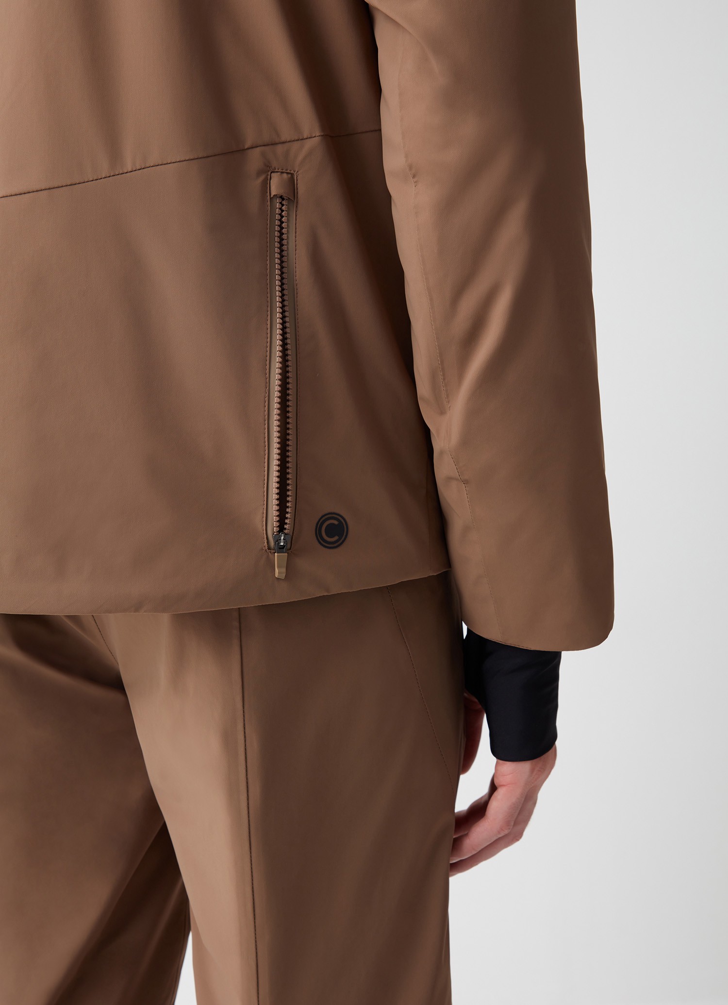 Colmar, Stretch-skijacke Mit Sturmhaube, Farbe: Teddy Braun, Größe: 52