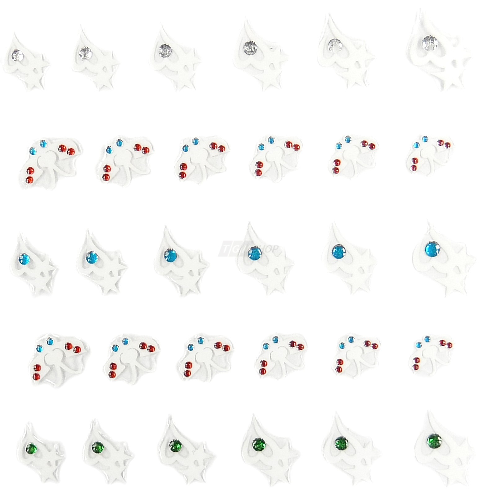 YOU Nails Nail Art Tattoo Design Nagel Aufkleber Maniküre Glanz - 30 Sticker   - 2018