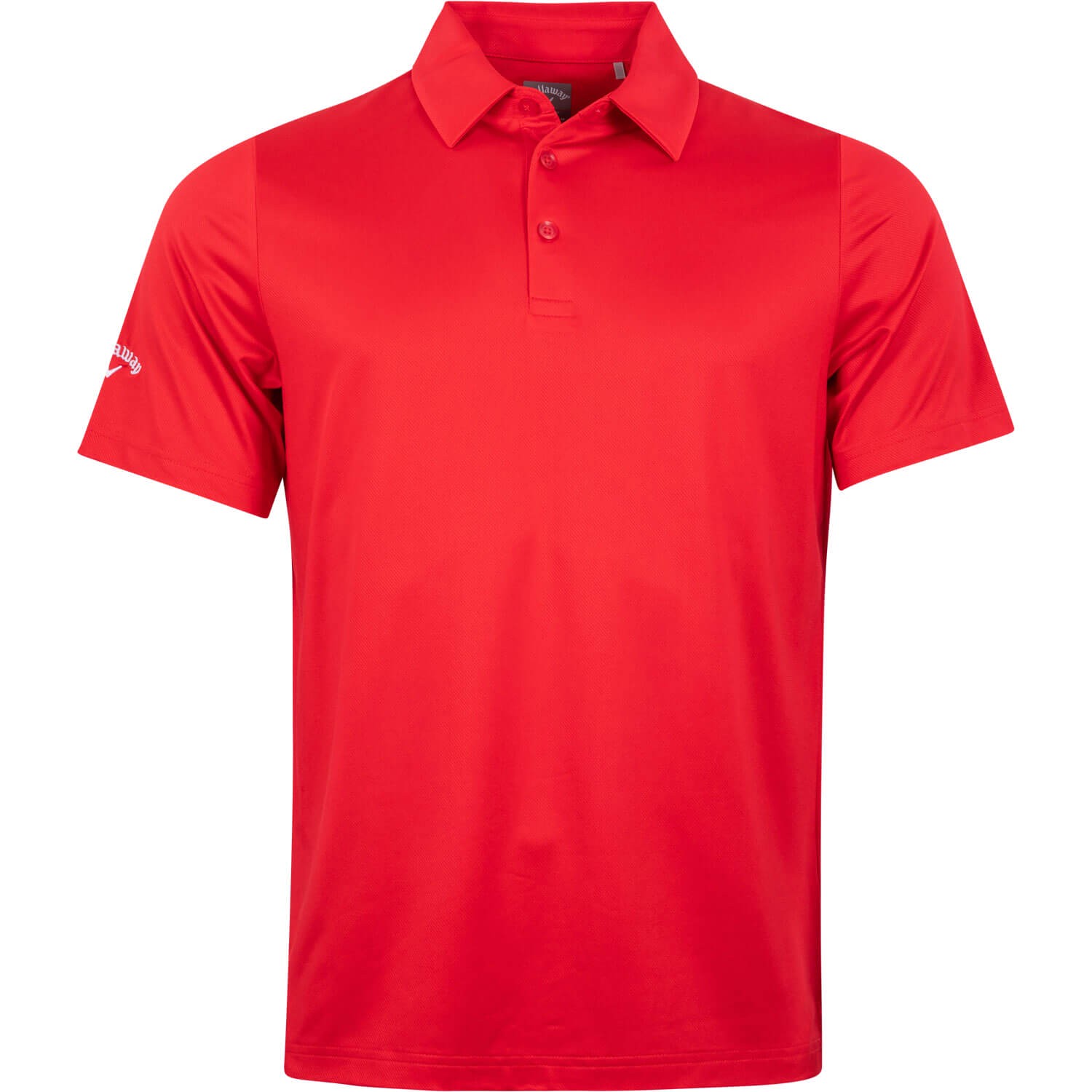Callaway Swing Tech Solid poloshirt, korte mouw, rood