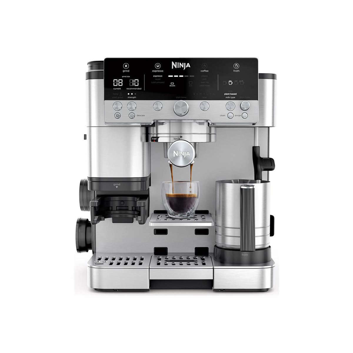 Ninja ES601EU Luxe Premier 3-in-1-Kaffeemaschine silber