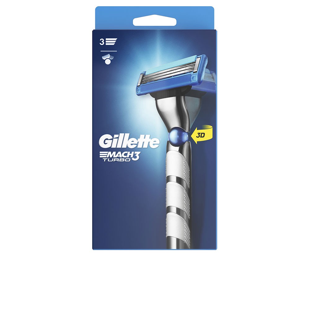 Gillette Mach 3 Turbo Rasierer + 1 Nachfüllung